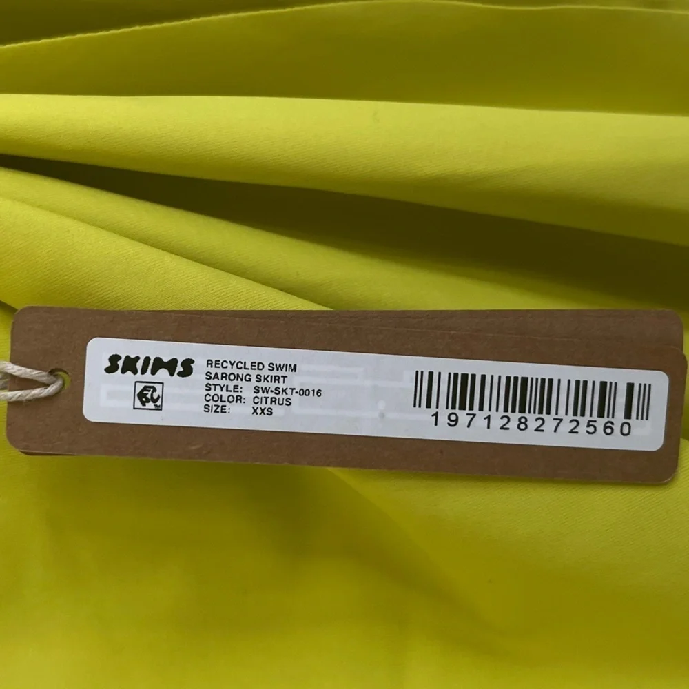 SKIMS Sarong in Citrus NWT Size XXS
